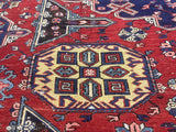 Fine Antique Caucasian Sumak Rug 7' 8'' x 9' 1''