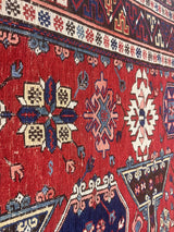 Fine Antique Caucasian Sumak Rug 7' 8'' x 9' 1''