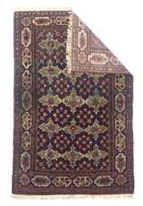 Antique Tehran Rug 4'7" x 7' 1"