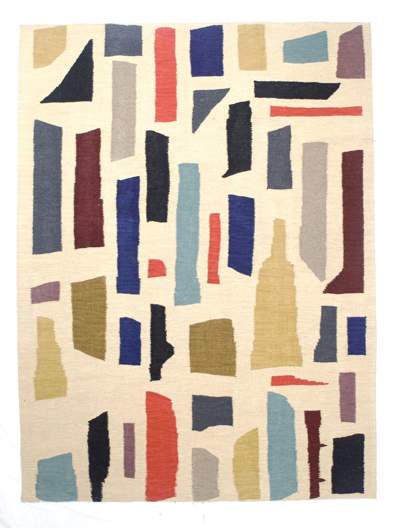 Vintage Scandinavian Kilim Rug 5' 4