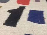Vintage Scandinavian Kilim Rug 5' 4" x 7' 2''