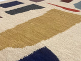 Vintage Scandinavian Kilim Rug 5' 4" x 7' 2''