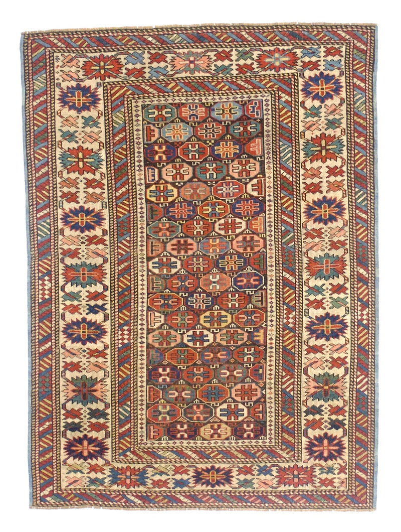 Antique Caucasian Shirvan Rug 3' 6