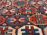 Antique Caucasian Shirvan Rug 3' 6" x 4' 10"