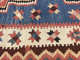 Fine Antique Qashqai Tribal Kilim Rug 5' 6'' x 13' 0"