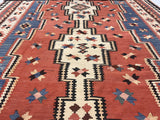 Fine Antique Qashqai Tribal Kilim Rug 5' 6'' x 13' 0"