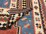 Fine Antique Qashqai Tribal Kilim Rug 5' 6'' x 13' 0"