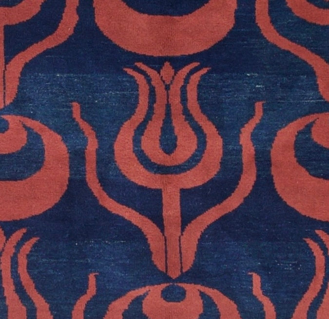 Fine Vintage Scandinavian Squarish Kilim Rug 5' 2'' x 5' 6''