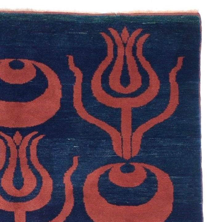Fine Vintage Scandinavian Squarish Kilim Rug 5' 2'' x 5' 6''