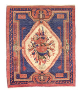 Antique Caucasian Karabagh Rug 4' 8" x 5' 5"