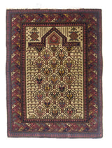 Antique Caucasian Daghastan Rug 3'3" x 4' 4"