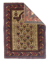 Antique Caucasian Daghastan Rug 3'3" x 4' 4"