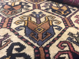 Antique Caucasian Daghastan Rug 3'3" x 4' 4"