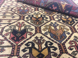 Antique Caucasian Daghastan Rug 3'3" x 4' 4"