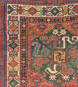 Antique Caucasian Cloudband Kazak Rug 4' 3" x 5' 7''