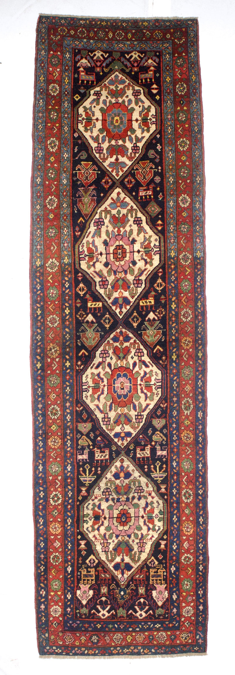 Antique  Bakhshayesh Long Rug 3'2
