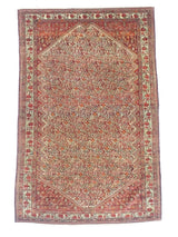 Antique  Mishan Malayer Rug 4'3" x 6' 6"