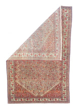 Antique  Mishan Malayer Rug 4'3" x 6' 6"