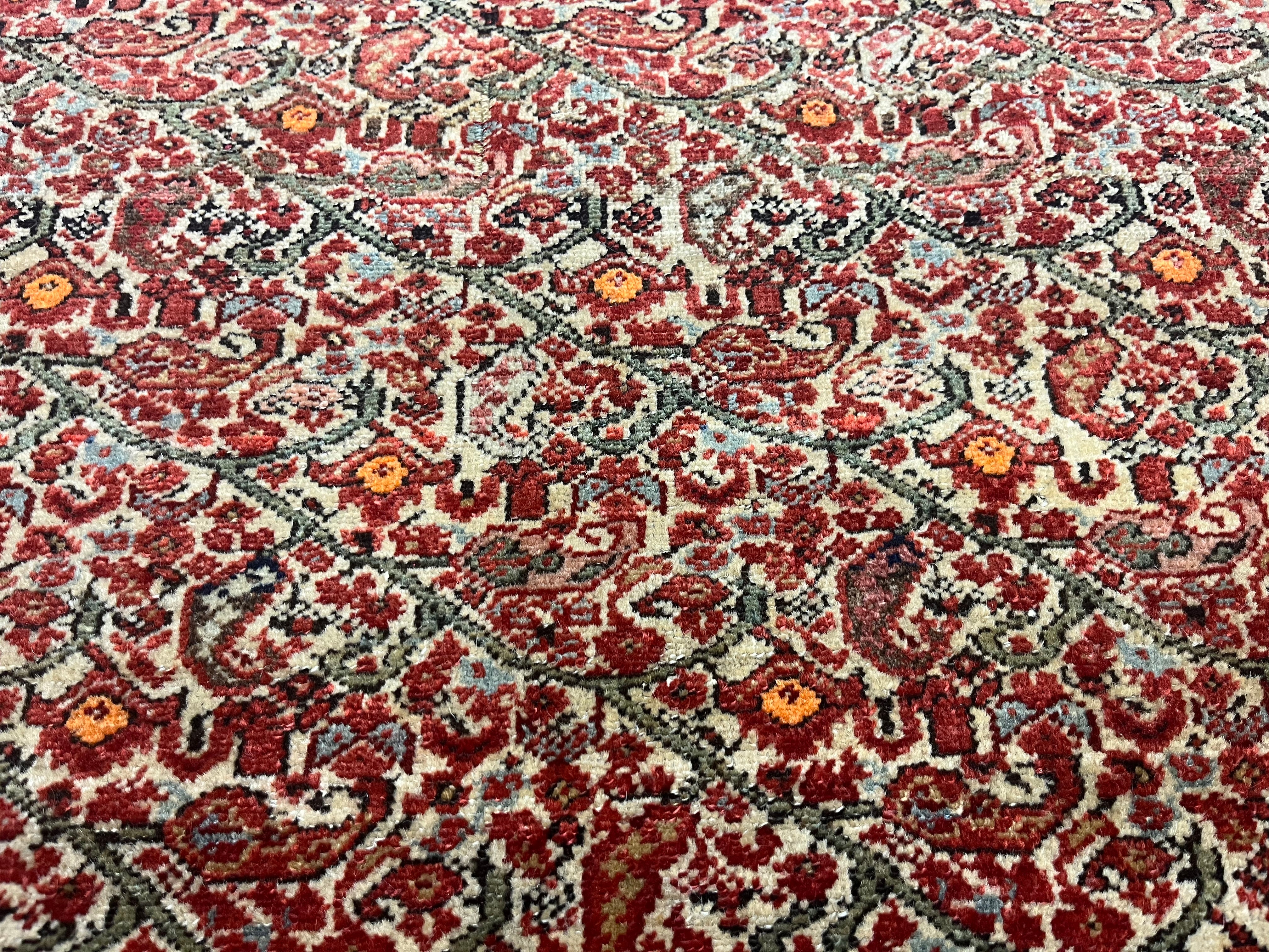 Antique  Mishan Malayer Rug 4'3" x 6' 6"