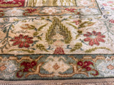 Antique Silk Rug 4'4" x 6' 6"