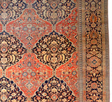 Antique  Mohtasham Kashan Rug 10' 4'' x 14' 6''
