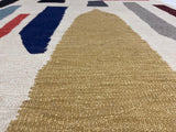 Fine Vintage Swedish Kilim Wool Rug 6'1" x 8' 10"