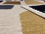 Fine Vintage Swedish Kilim Wool Rug 6'1" x 8' 10"