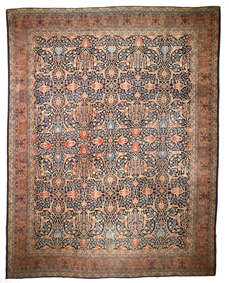 Antique  Tabriz Rug 10'10