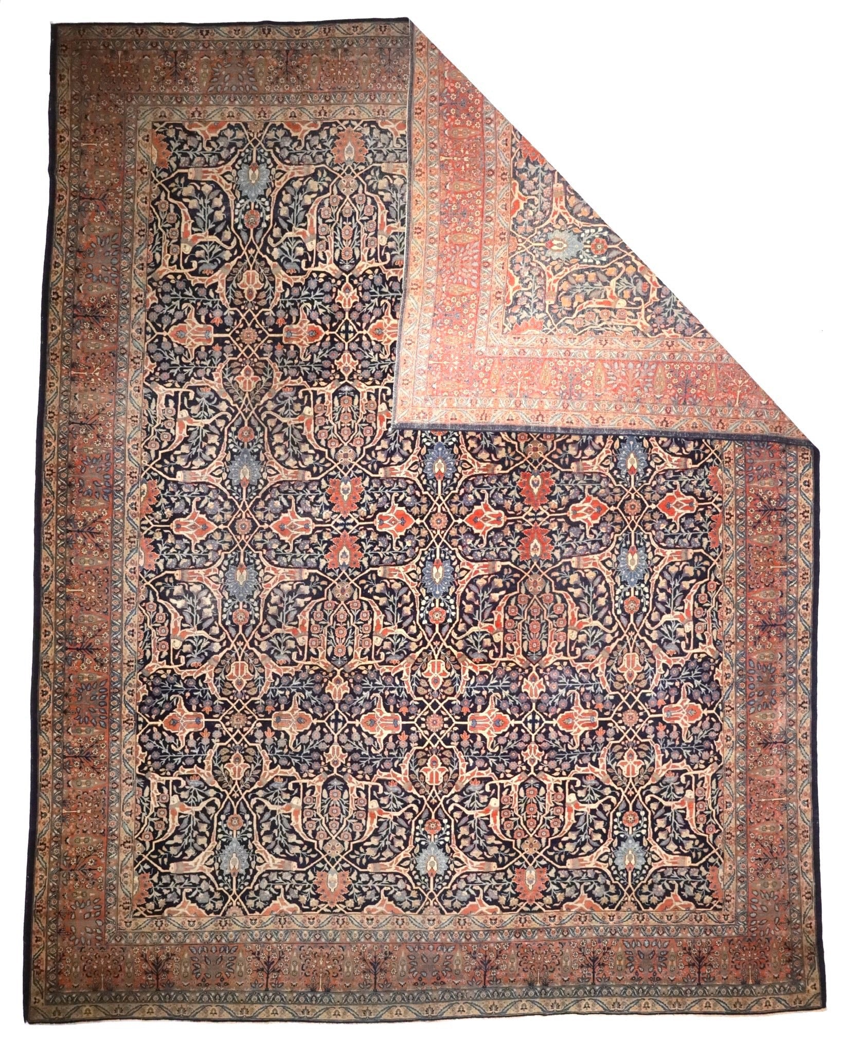 Antique  Tabriz Rug 10'10" x 14' 0"