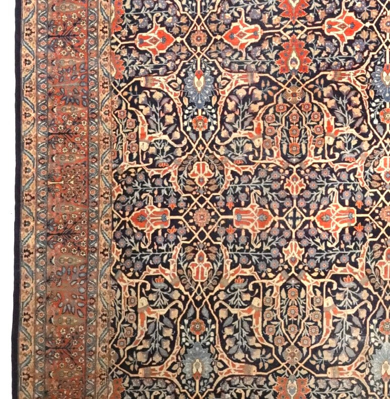 Antique  Tabriz Rug 10'10" x 14' 0"