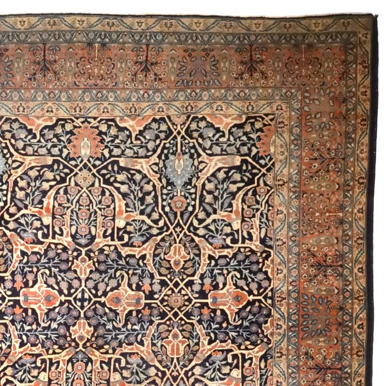 Antique  Tabriz Rug 10'10" x 14' 0"
