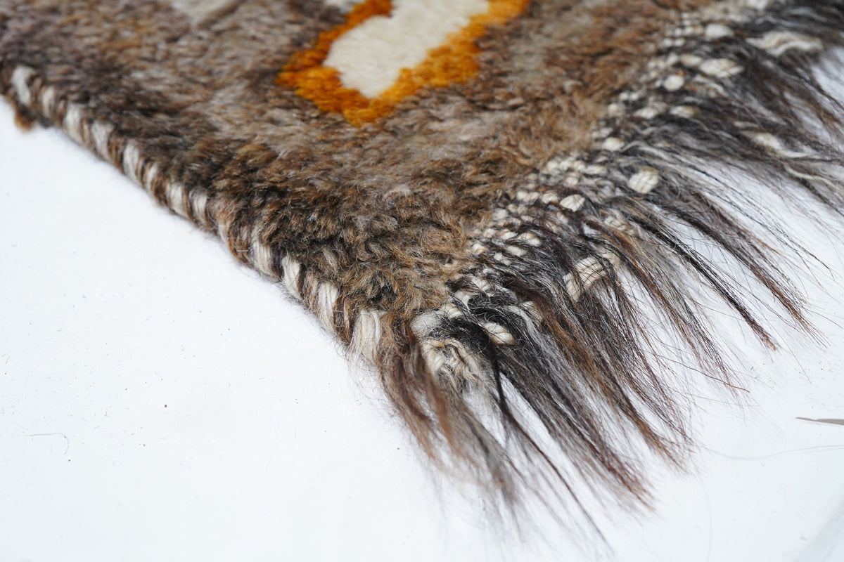 Vintage Tribal Gabbeh Rug 3'3'' x 6'3''