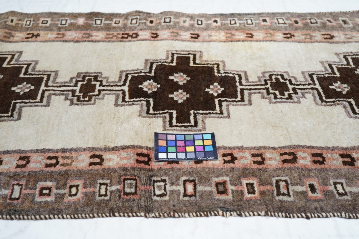Vintage Tribal Gabbeh Rug 3'3'' x 6'3''