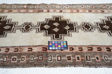 Vintage Tribal Gabbeh Rug 3'3'' x 6'3''
