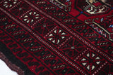 Vintage Bokara Rug 4'0" x 5'10''