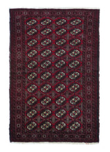 Vintage Bokara Rug 4' x 5'10''