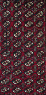 Vintage Bokara Rug 4'0" x 5'10''
