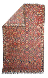 Antique Bashir Arsari Main Carpet Chaloy Rug 5'7" x 9' 3"