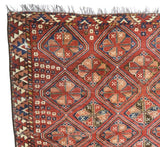 Antique Bashir Arsari Main Carpet Chaloy Rug 5'7" x 9' 3"