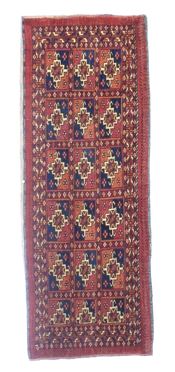 Antique Tekkee Turkmen Rug 1'4