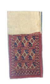 Antique Tekkee Turkmen Rug 1'4" x 3' 5''