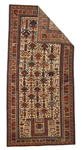 Fine Antique Caucasian Akstafa Rug 2'8" x 5' 8''