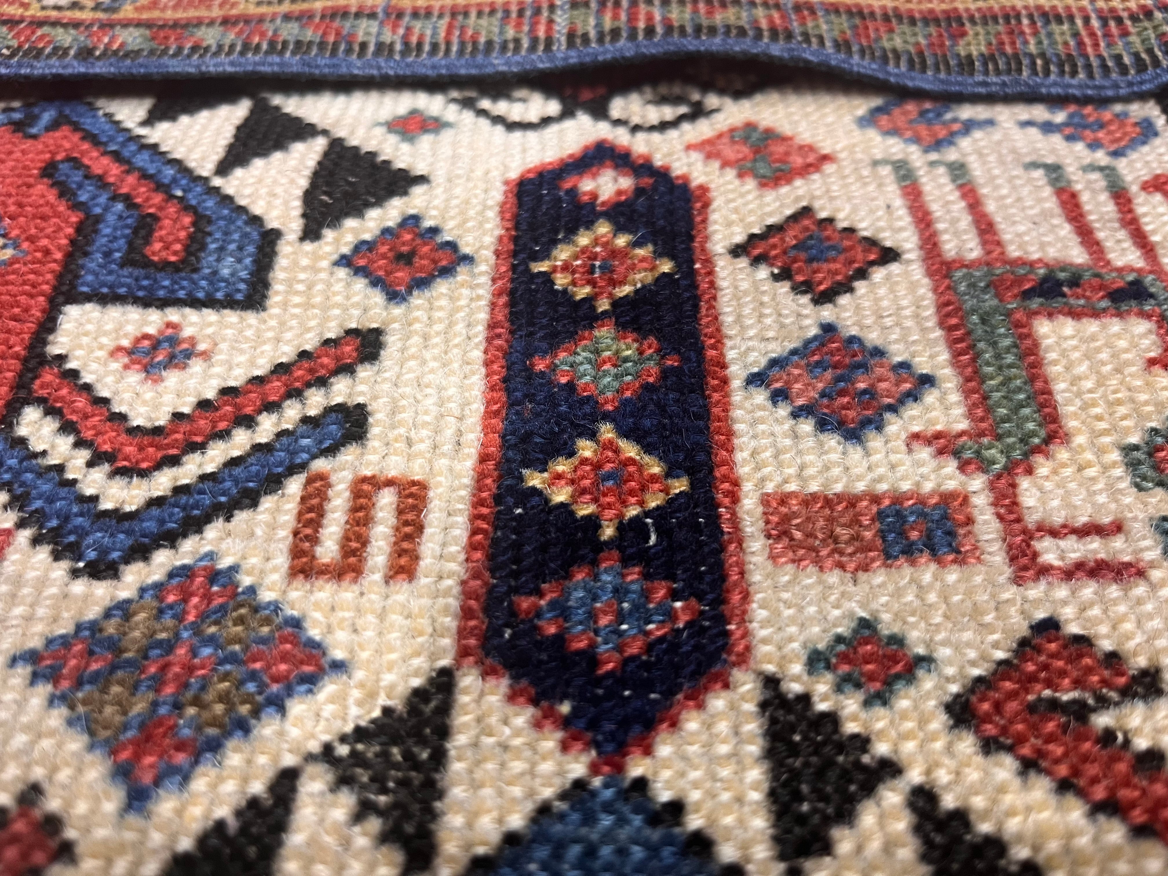 Fine Antique Caucasian Akstafa Rug 2'8" x 5' 8''