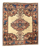 Antique  Afshar Rug 3'4" x 4' 0"