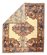 Antique  Afshar Rug 3'4" x 4' 0"