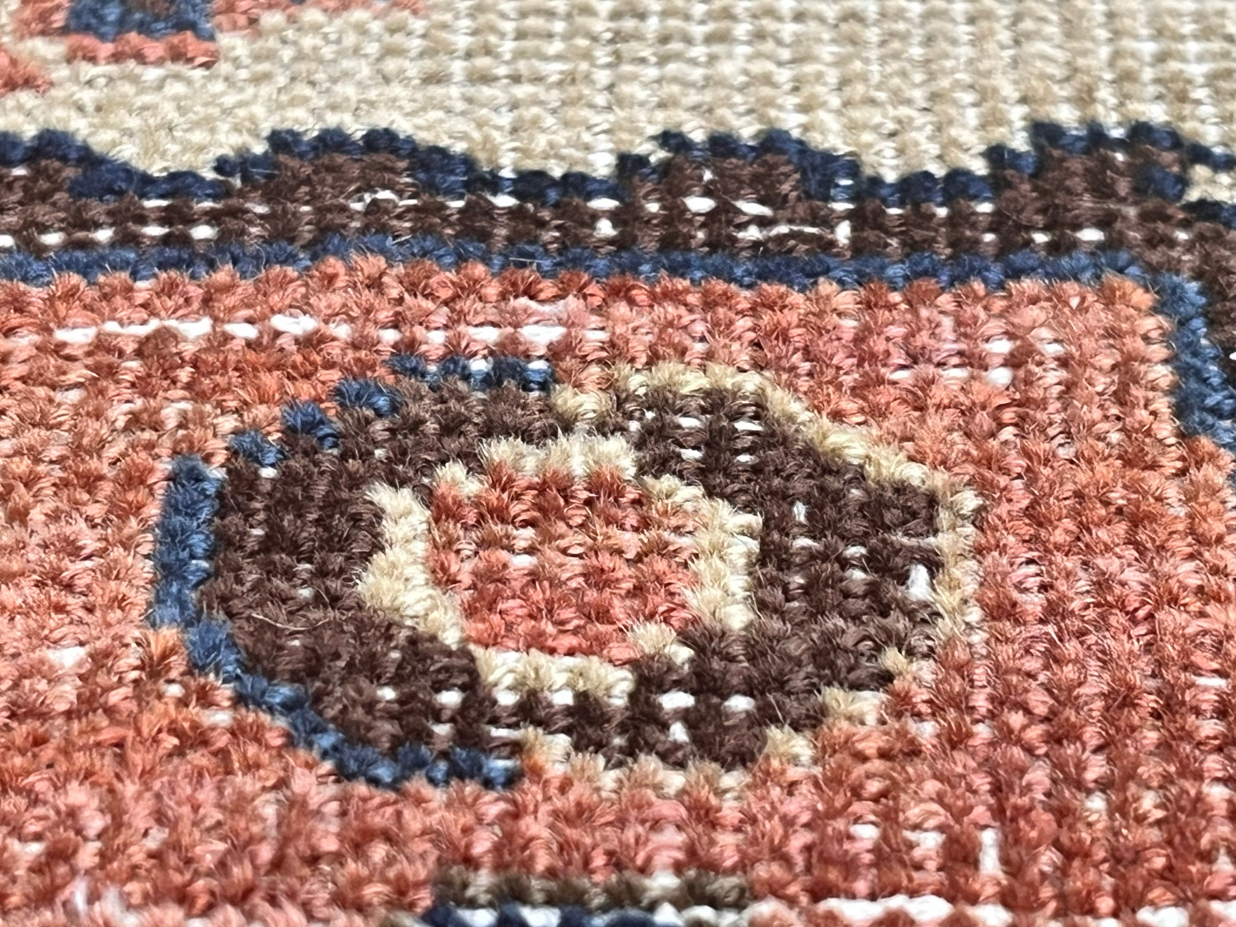 Antique  Afshar Rug 3'4" x 4' 0"