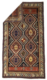Antique Caucasian Shirvan Rug 5'10" x 10' 8''