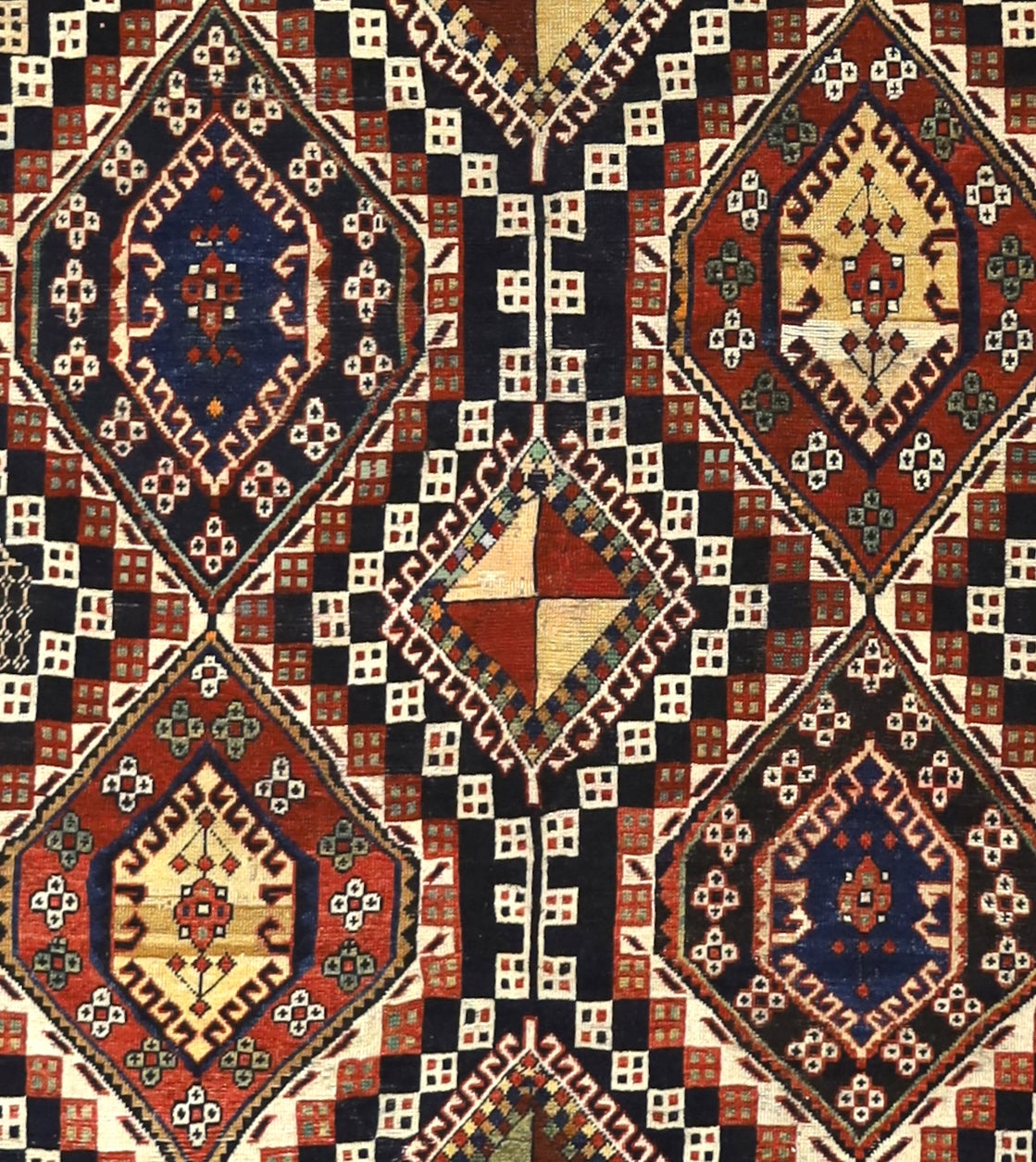 Antique Caucasian Shirvan Rug 5'10" x 10' 8''