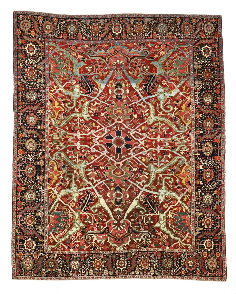 Antique  Heriz Rug 8'8