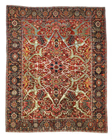 Antique  Heriz Rug 8'8" x 10' 9''